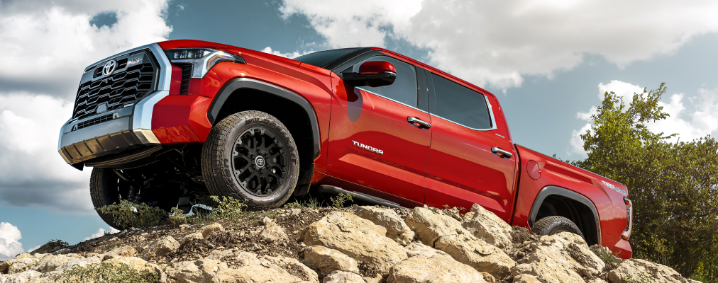 Tundra CrewMax TRD Off Road in Supersonic Red 