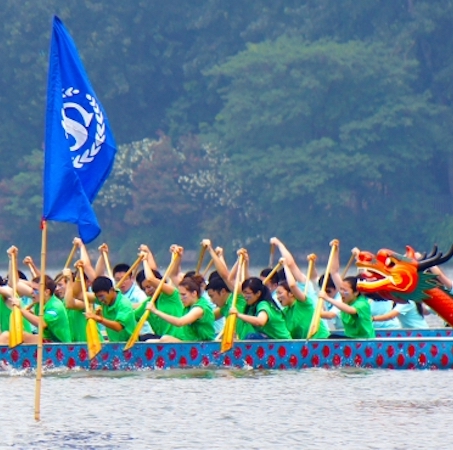 HNC Students in Dragon Boat