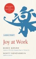 Image de couverture de Joy at work : organizing your professional life
