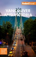 Image de couverture de Fodor's Vancouver and Victoria