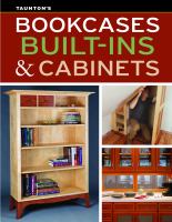 Image de couverture de Bookcases, built-ins & cabinets.