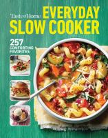 Image de couverture de Taste of Home everyday slow cooker : 257 comforting favorites