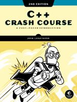 Image de couverture de C++ Crash Course, 2nd Edition : A Fast-Paced Introduction.