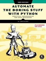 Image de couverture de Automate the Boring Stuff with Python, 3rd Edition.