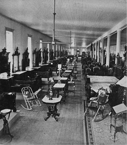 Berkey & Gay Co. Showroom, 1880 (Source: https://www.furniturecityhistory.org/)