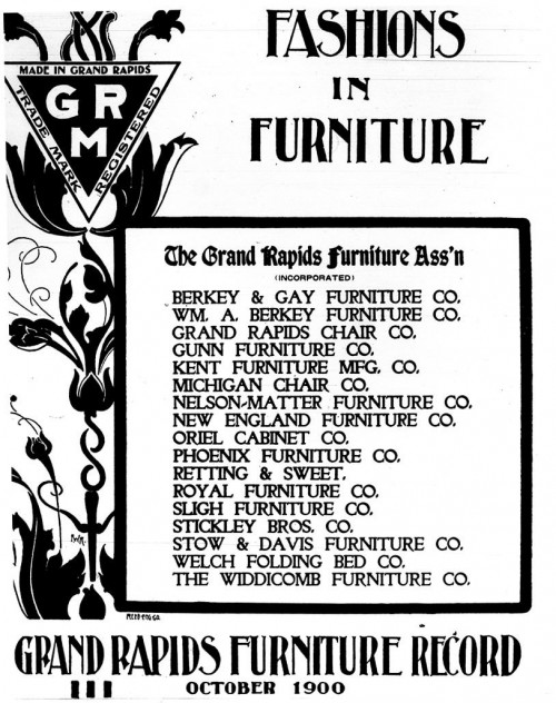 Top Left, The Grand Rapids Furniture Trademark (Source: https://www.furniturecityhistory.org/)