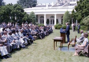 Group audience with President Carter