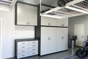 Classic Cabinetry with Overhead Racks