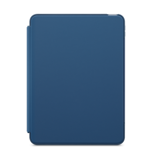 Un iPad Air nella custodia visto di fronte, con la cover chiusa