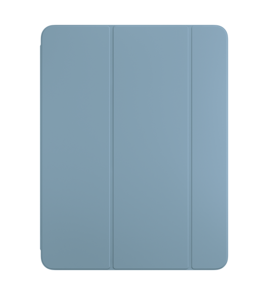 Vista frontal de la funda Smart Folio para el iPad Pro en azul denim