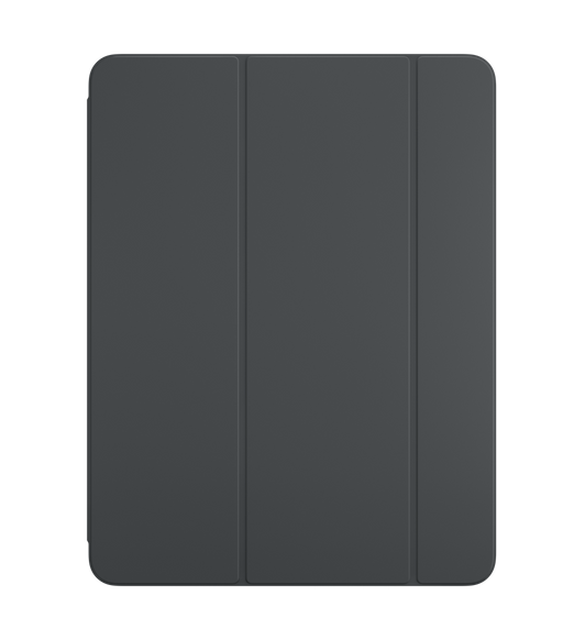 Una custodia Smart Folio nera per iPad Pro vista di fronte