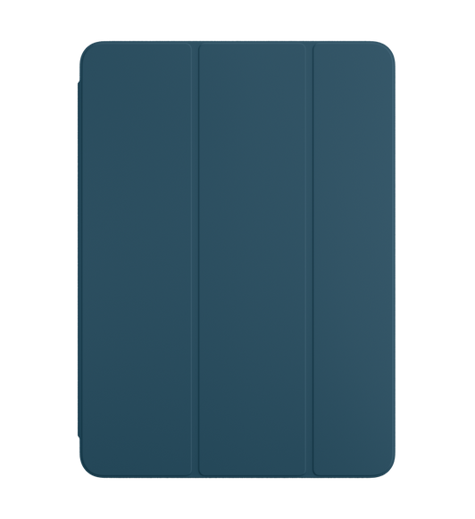 Vista frontal del Smart Folio azul mar para el iPad Pro.