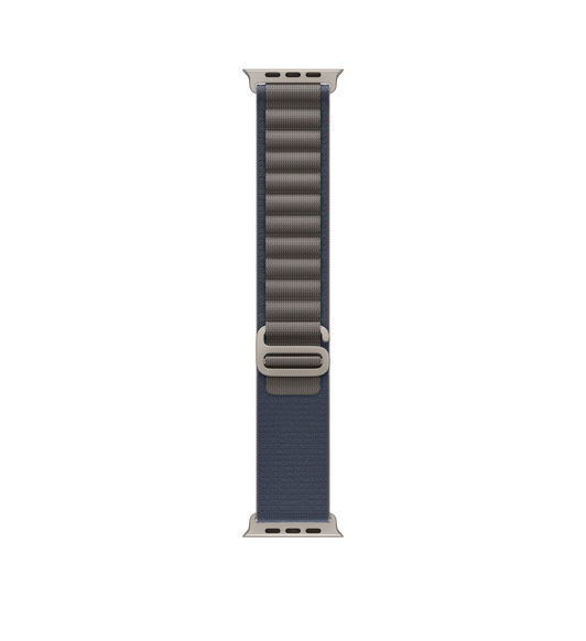 Dây đeo Dây Quấn Alpine Màu Xanh Dương, vải dệt hai lớp với khoen và khóa móc chữ G bằng titan