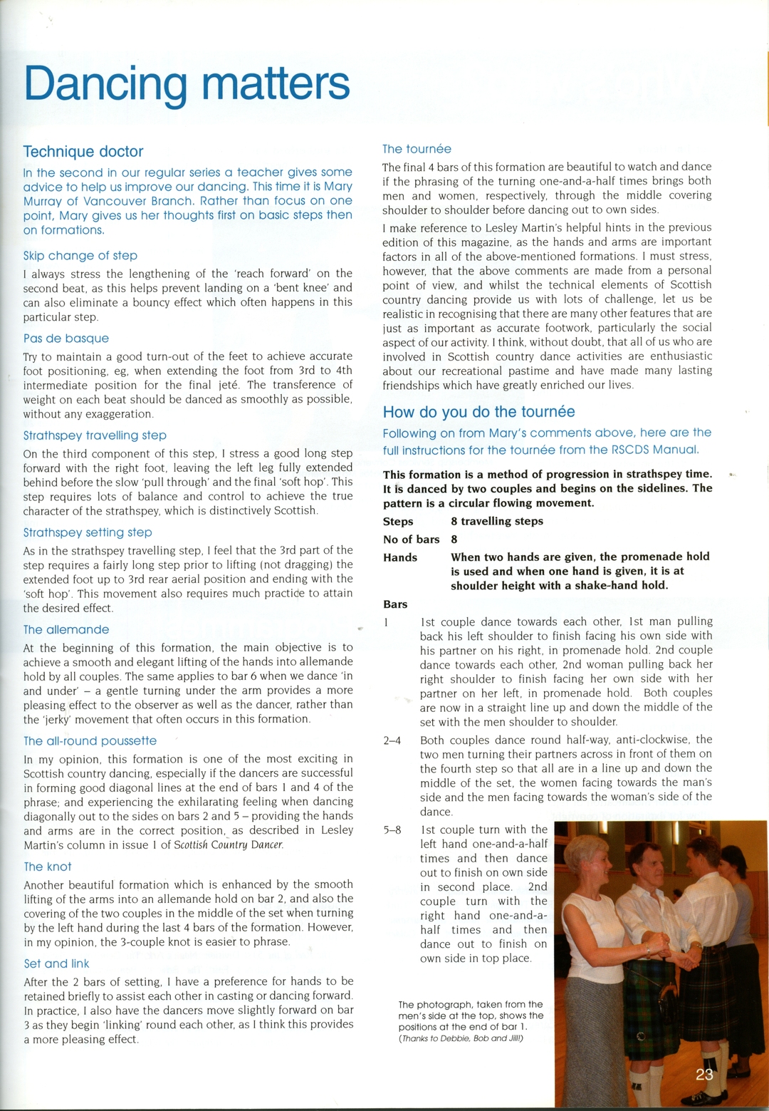 Article from: Scottish Country Dancer Issue 2 April 2006