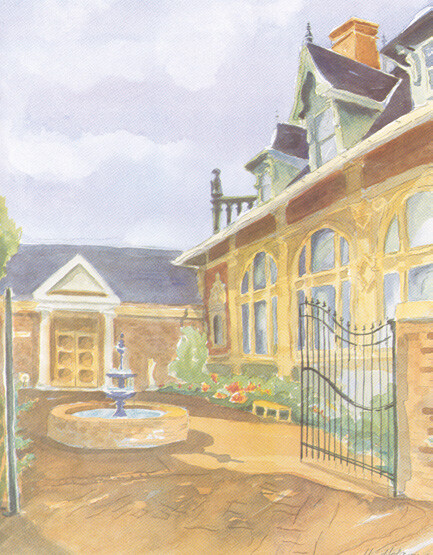 Open Gate Helen Hobson, 2001 Watercolor on paper