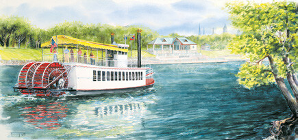 Cumberland Reflections Frank Lott, 2001 Watercolor on paper