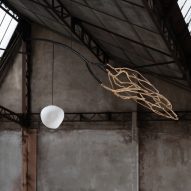 Jérôme Pereira tests the limits of balance with lights made from tree branches