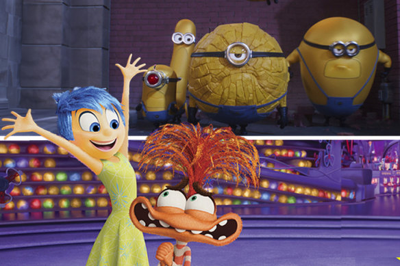 Inside Out 2 and Despicable Me 4 are smashing it at the box office. It’s not just children getting hyped for them.