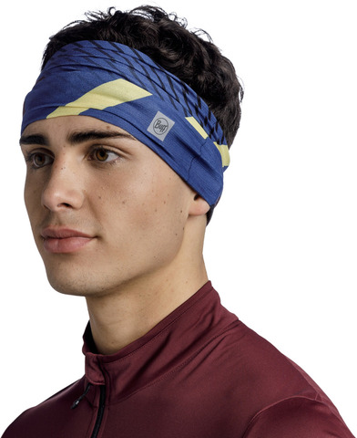 Повязка на голову спортивная Buff Headband CoolNet Akim Cobalt фото 2