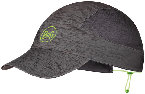 Спортивная кепка для бега Buff Pack Run Cap R-Grey HTR фото 1