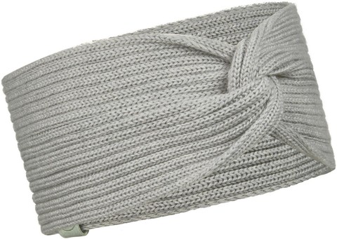 Вязаная повязка на голову Buff Headband Knitted Norval Light Grey фото 1