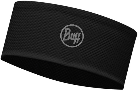 Быстросохнущая повязка Buff Fastwick Headband R-Solid Black фото 1