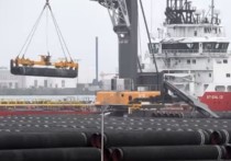 Компания "Газпром" больше не владеет судном-трубоукладчиком "Академик Черский", который должен был достроить газопровод "Северный поток-2"