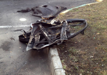 Мужчина заживо сгорел в машине, которая воспламенилась в ночь на пятницу в районе Северное Бутово