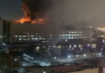 12 человек эвакуированы из горящего здания Микояновского мясокомбината на улице Талалихина в Москве