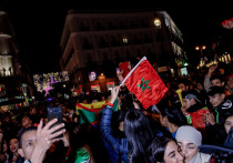 Порядка 40 человек было задержано в Париже после столкновений болельщиков сборной Марокко по футболу с полицией