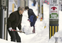 На прошлой неделе Японию охватило мощным зимним фронтом, который принес в страну сильнейшие снегопады