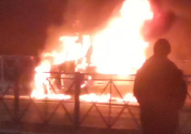 В Чите на федеральной трассе возле Смоленки вечером 29 декабря произошло ДТП, после которого на дороге сгорел автомобиль