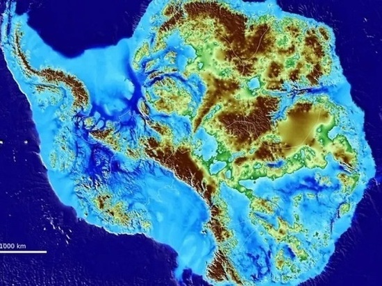Самый глубокий каньон на Земле находится подо льдами Антарктиды