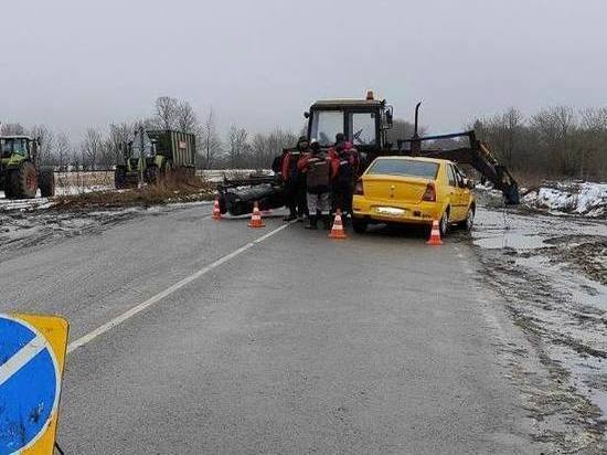 В Калининградской области трактор «Беларус» стал виновником ДТП