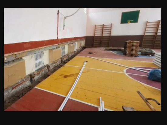 В белгородской Васильдольской школе отремонтируют спортзал