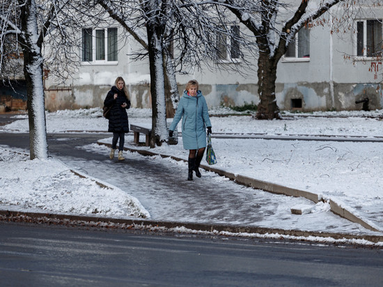 Жителей Псковской предупреждают сегодня о сильном мокром снеге и дожде