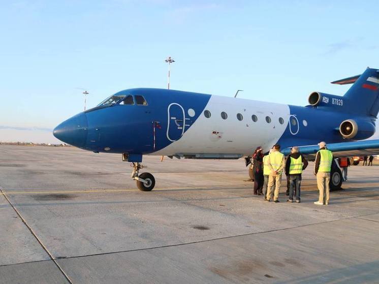 Самолет Росгидромета начал работу по предупреждению  природных пожаров в Якутии