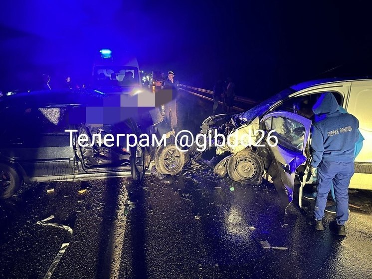 Возле Ставрополя 19-летний водитель легковушки спровоцировал ДТП и погиб