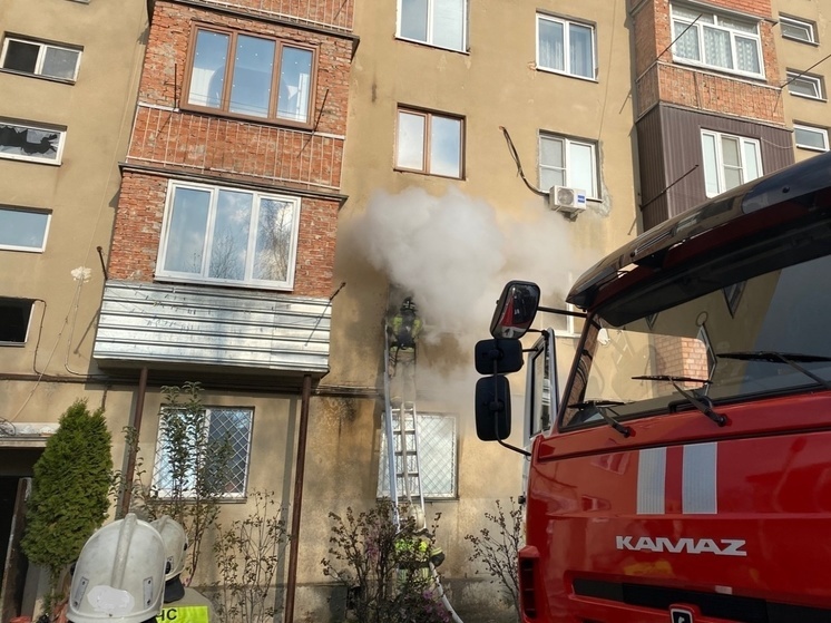 Пожар в многоквартирном доме на улице Балтийской произошёл в Пскове