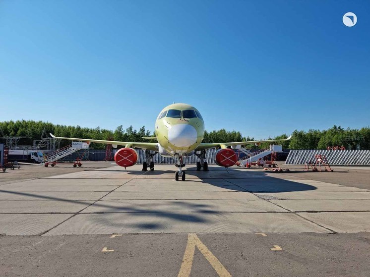 Собранный в Комсомольске первый самолет SSJ-NEW начали испытывать в Хабаровском крае