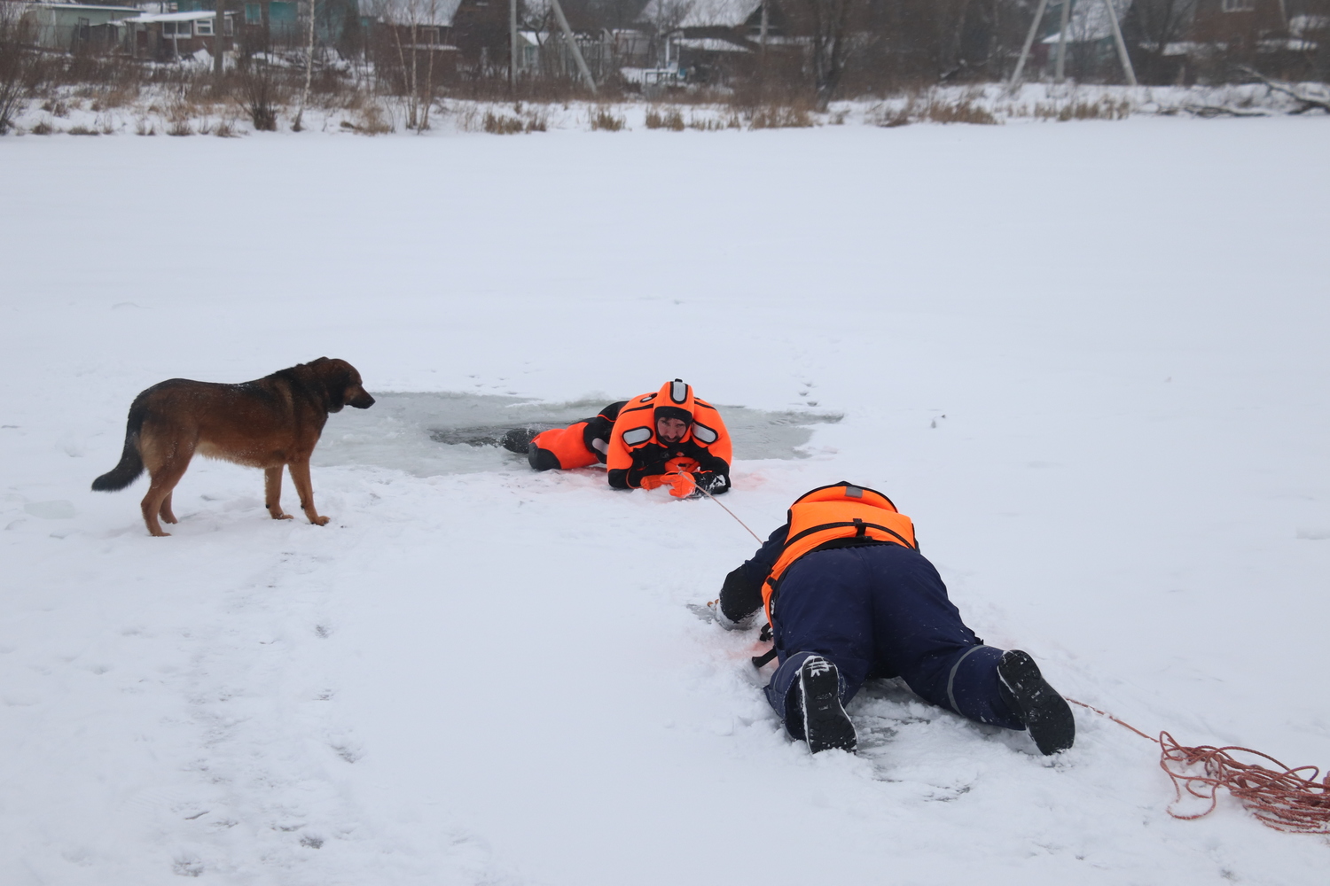 На Семязино во Владимире прошел мастер-класс по спасению на воде