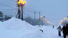 Сахалин оказался во власти снежного циклона