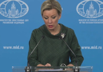 В ходе еженедельного брифинга официальный представитель МИД РФ Мария Захарова высказалась о трагедии с самолетом ИЛ-76, сбитым над Белгородской областью