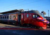 Третий электропоезд стартовал со станции Хабаровск-1