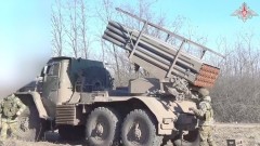 РСЗО "Град" уничтожили места скопления боевиков ВСУ: видео боевой работы
