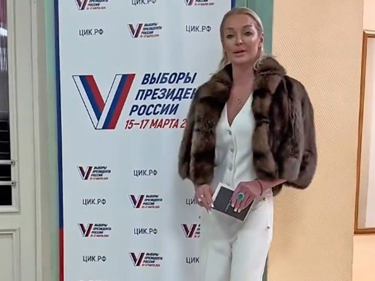 Волочкова под камерами показала, за кого проголосовала на выборах