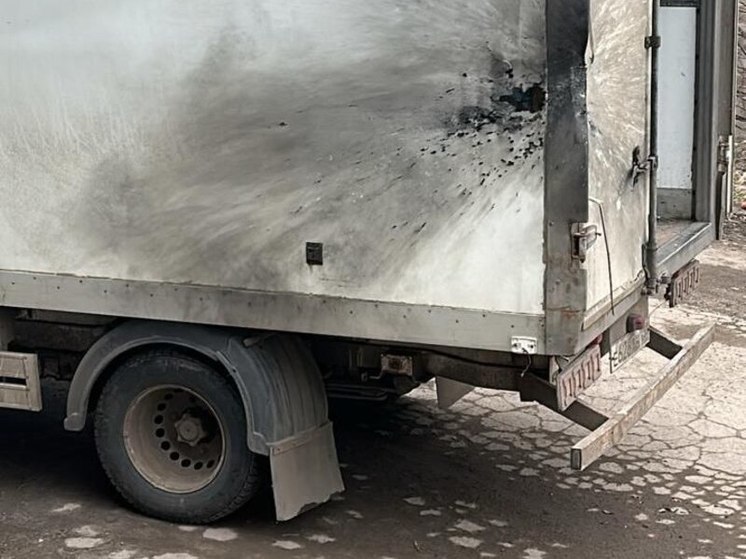 Украинский беспилотник атаковал грузовик с продуктами для школьников в Горловке