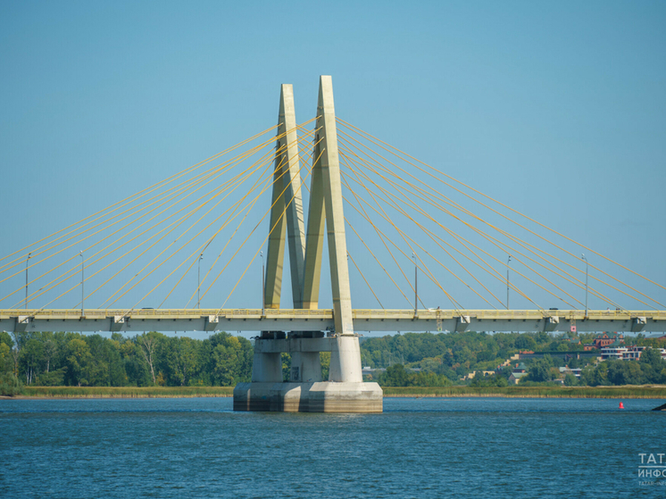 До августа в Казани закроют на ремонт половину моста Миллениум