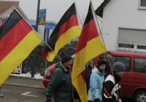 В Берлине состоялась акция протеста против вовлечения Германии в конфликт на Украине, сообщает ТАСС