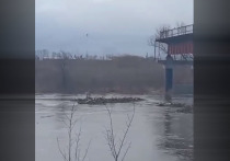 Губернатор Курганской области Вадим Шумков сообщил, что на реке Тобол в районе Кургана возник риск затора из-за разрушения двух мостов